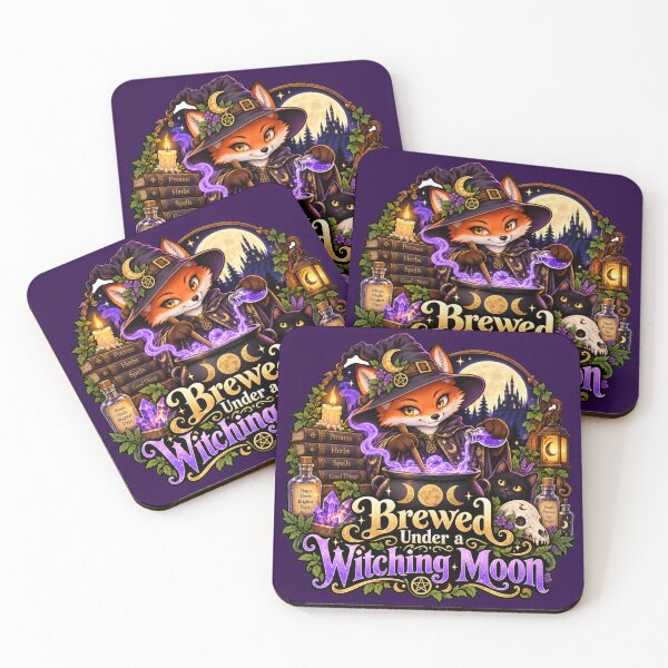 Item preview, Brewed Under a Witching Moon designed and sold by PixoNest.