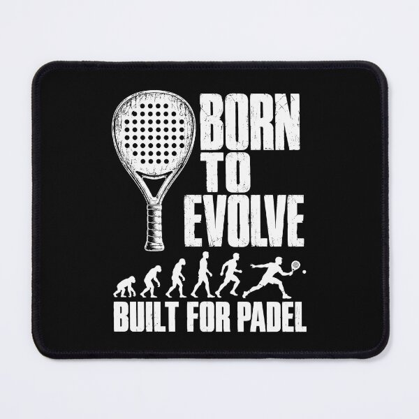 Artikelvorschau, Padelschläger und die menschliche Evolution entworfen und verkauft von Sofia Rose Design ⭐️⭐️⭐️⭐️⭐️.