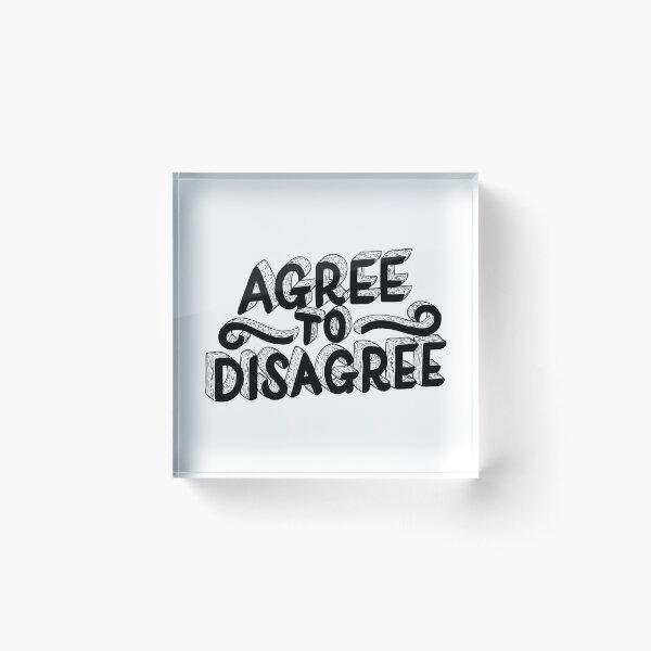 Item preview, Agree To Disagree designed and sold by aftrisletter.