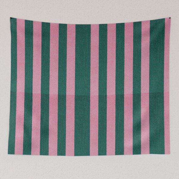 Artikelvorschau, Rosa und smaragdgrüne Streifen entworfen und verkauft von KajalGulgulia.