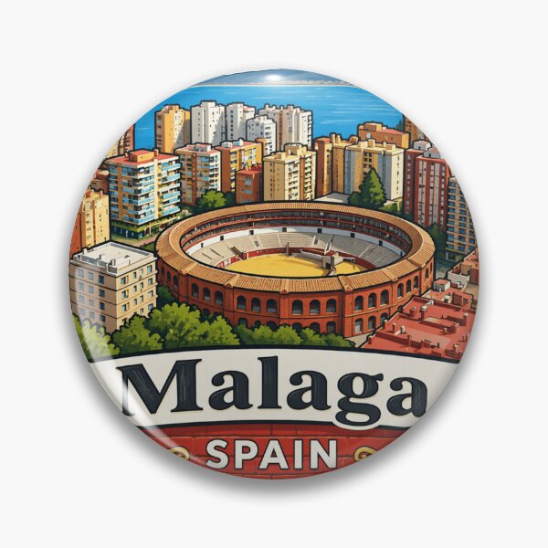 Item preview, Malaga Spain - Travel Art designed and sold by ryanapples2.