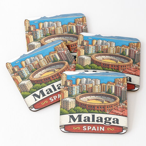 Item preview, Malaga Spain - Travel Art designed and sold by ryanapples2.