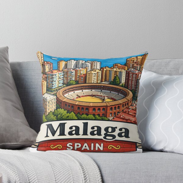 Aperçu de l'œuvre Malaga, Espagne - Art du voyage créée et vendue par ryanapples2.