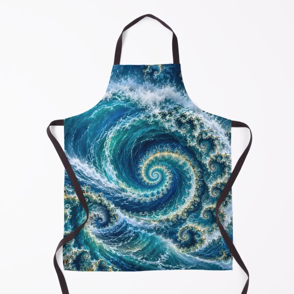 Item preview, Swirling Blue Ocean Vortex Fractal designed and sold by Sybille-Yates.