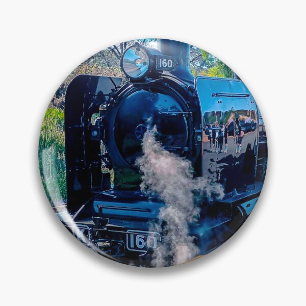 Item preview, Steam Train K 160 at Castlemaine Station - Castlemaine, Victoria, Australia designed and sold by Steven Jodoin.