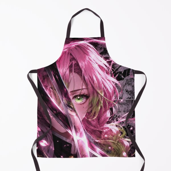 Item preview, Pink Haired Sword Warrior – Romantic Anime Blossom Swordswoman Neon Fantasy Art designed and sold by Dyan4.