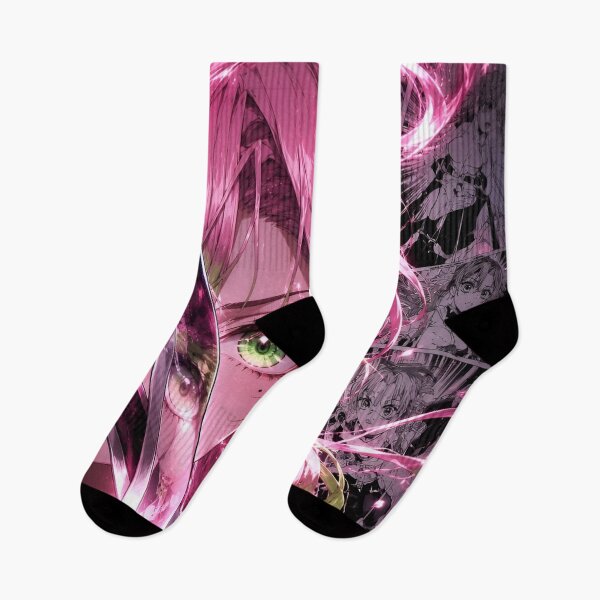 Item preview, Pink Haired Sword Warrior – Romantic Anime Blossom Swordswoman Neon Fantasy Art designed and sold by Dyan4.
