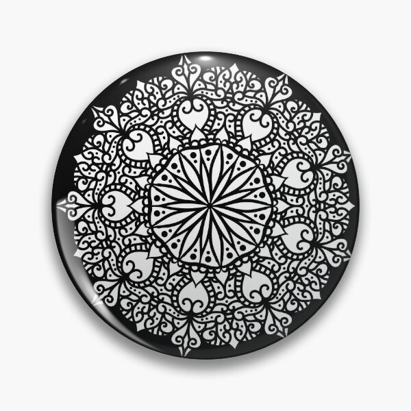 Artikelvorschau, Weißes, ornamentales Mandala-Halbkreis-Layout entworfen und verkauft von radhakidesign.