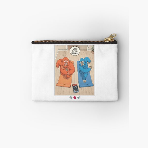 Item preview, Funny 7 Minute Yoga Bigfoot Cartoon Cute Workout Humor Design designed and sold by Whimsy Trail Co.