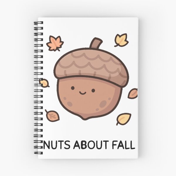 Item preview, Cute Chibi Acorn Nuts About Fall Autumn Kawaii Sticker designed and sold by xiaoxiaochibi.