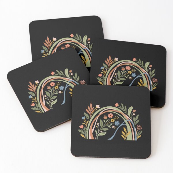 Item preview, Boho floral arrangement featuring organic arches and blooming flowers. Ideal for greeting cards, nature textile patterns and botanical wall decor designed and sold by ElegantOutlines.