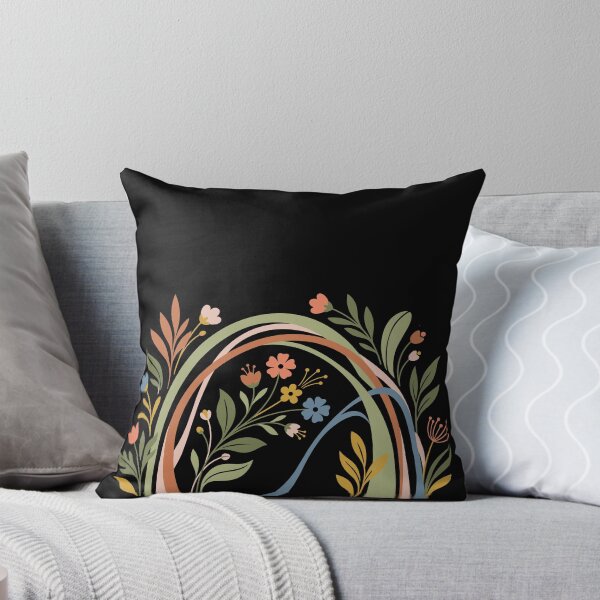 Item preview, Boho floral arrangement featuring organic arches and blooming flowers. Ideal for greeting cards, nature textile patterns and botanical wall decor designed and sold by ElegantOutlines.