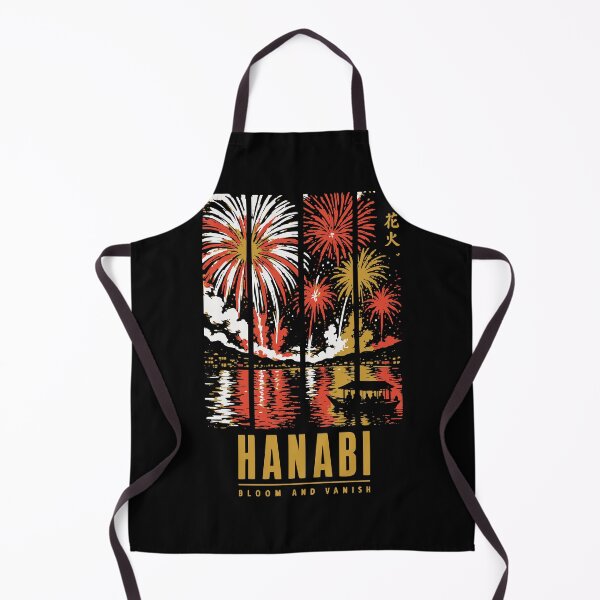 Item preview, Hanabi Bloom and Vanish - River Fireworks Woodblock Panels designed and sold by WAVE-JP.