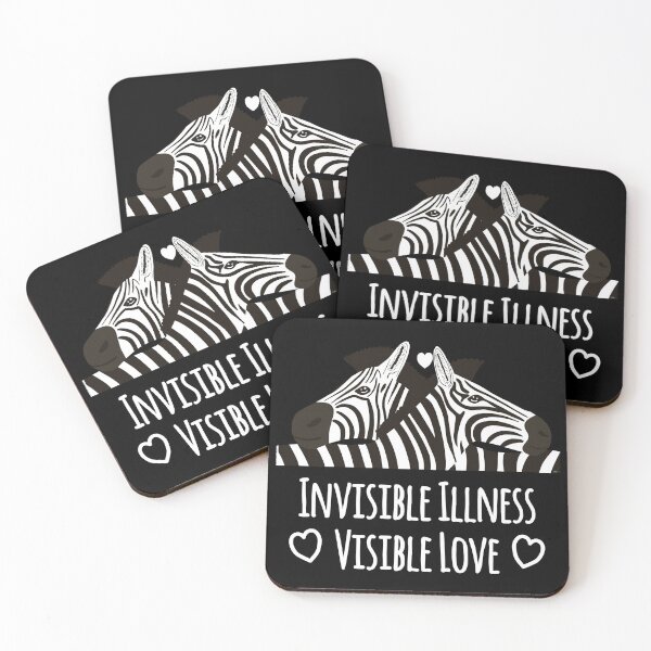 Item preview, Invisible Disability Awareness Visible Love Zebras designed and sold by Jesabee Designs.