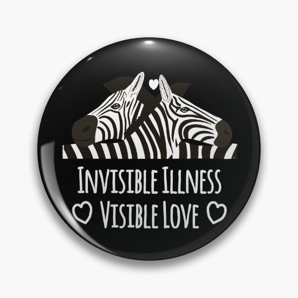 Item preview, Invisible Disability Awareness Visible Love Zebras designed and sold by Jesabee Designs.