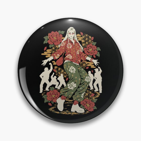 Item preview, ukiyoe street dancer woodblock kabuki graphic designed and sold by WAVE-JP.