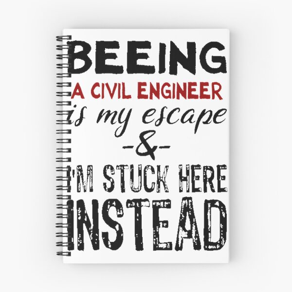 Item preview, Being a Civil Engineer Is My Escape Inspirational Engineering Design designed and sold by gothiclamp.