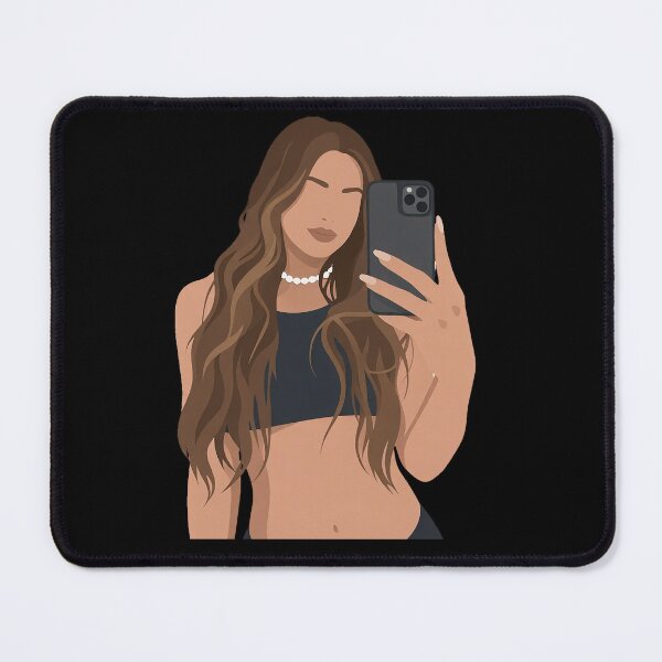 Artikelvorschau, Addison Rae Linienlose Illustration entworfen und verkauft von dsxclothing.
