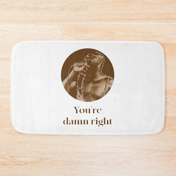 Item preview, You're Damn Right - Bold Motivational Graphic Design designed and sold by gioeditsandcrap.
