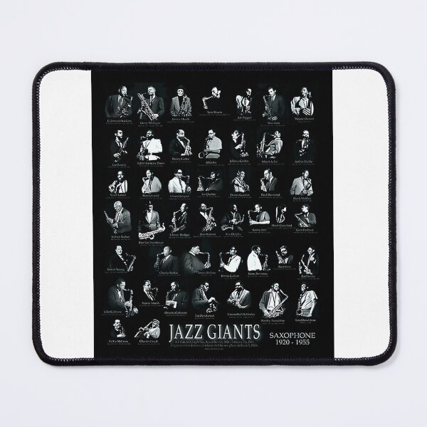 Item preview, Jazz Giants Saxophone Legends Tribute Featuring Coltrane, Young, Getz, Shorter, Pepper, Garbarek, Desmond designed and sold by Ghuni.