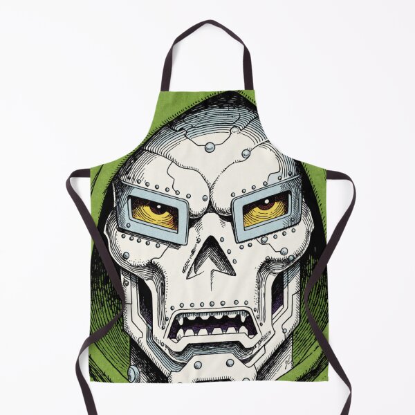 Item preview, The Face Of Doom Vintage Style Comic Book Supervillain designed and sold by WhoNeedsEnemies.