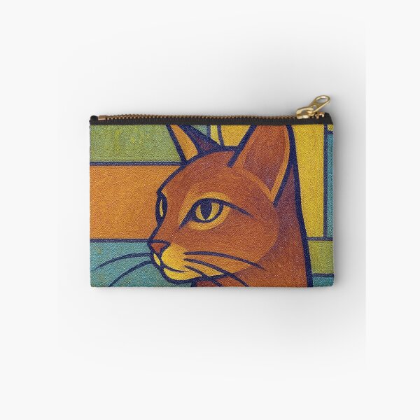Item preview, Abyssinian Cat Painting – Elegant Feline Portrait designed and sold by GalleryKauffeld.