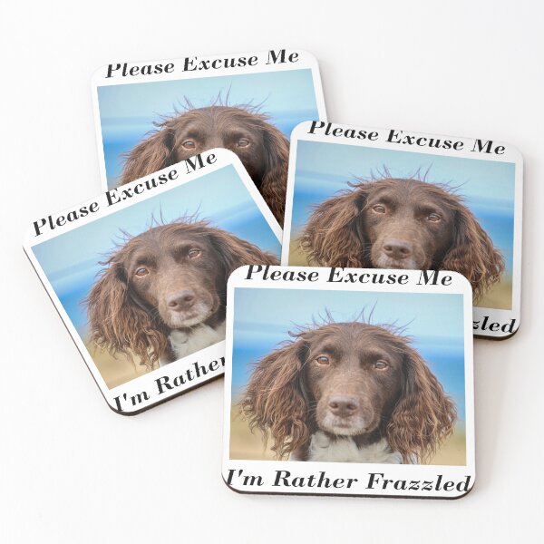 Item preview, frazzled dog designed and sold by Paw-rora.