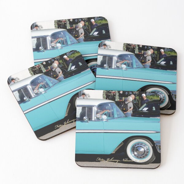 Item preview, Retro Turquoise Classic - Vintage Car designed and sold by Johnny Nilsson Photo Art.