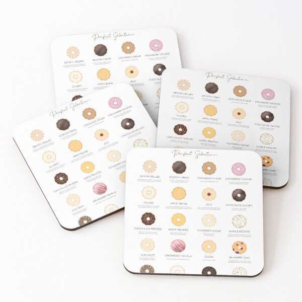 Aperçu de l'œuvre Donuts types chart créée et vendue par muharko.