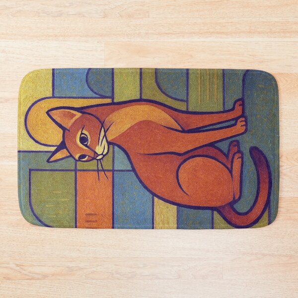 Item preview, Abyssinian Cat Painting – Elegant Feline Portrait designed and sold by GalleryKauffeld.
