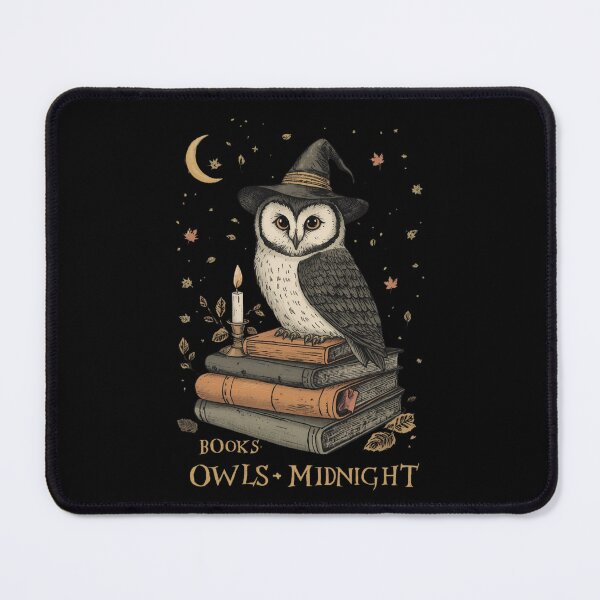 Item preview, Gothic Book Lover Halloween Owl designed and sold by ChicTrendz.