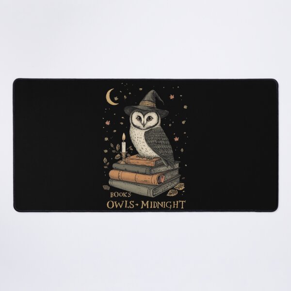 Item preview, Gothic Book Lover Halloween Owl designed and sold by ChicTrendz.