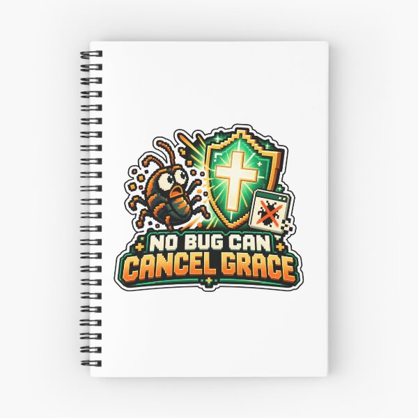 Item preview, No Bug Can Cancel Grace – Christian Coding Humor designed and sold by Intensegd.