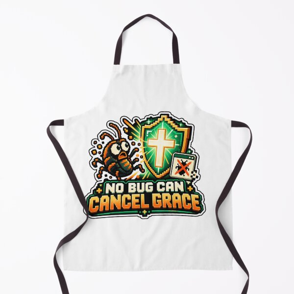 Item preview, No Bug Can Cancel Grace – Christian Coding Humor designed and sold by Intensegd.