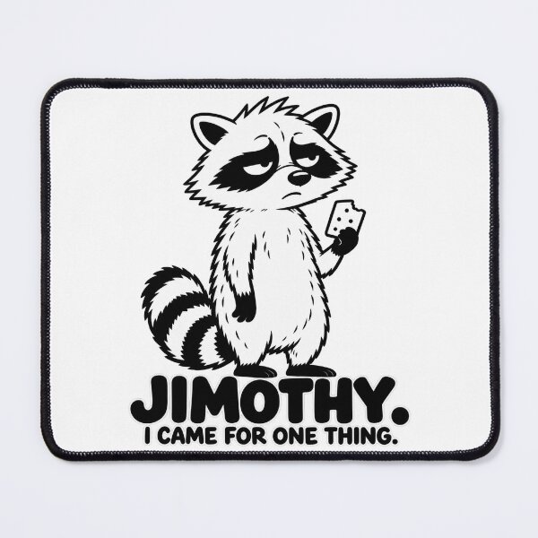 Item preview, Jimothy raccoon lazy meme designed and sold by ViolettaGlass.