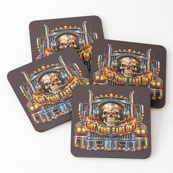 Item preview, Skull Headset Trucker - Got Your Ears On?  designed and sold by NomadForge.