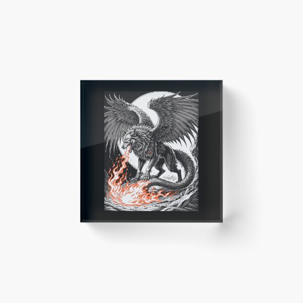 Item preview, Marchosias Infernal Winged-wolf designed and sold by taiche.