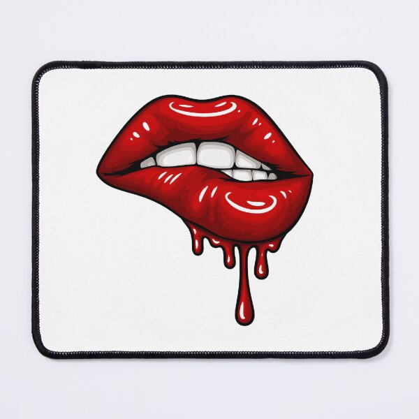 Item preview, Dripping Red Lips Pop Art designed and sold by MAXIZPRINT.