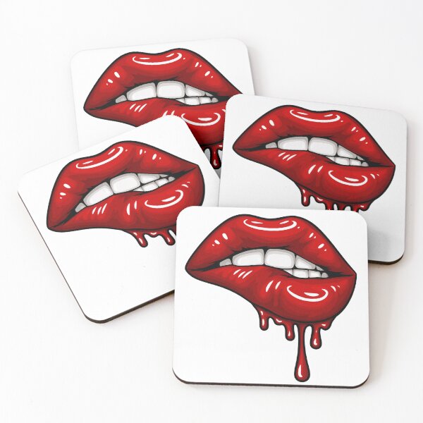 Item preview, Dripping Red Lips Pop Art designed and sold by MAXIZPRINT.