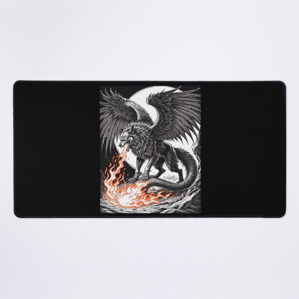 Item preview, Marchosias Infernal Winged-wolf designed and sold by taiche.