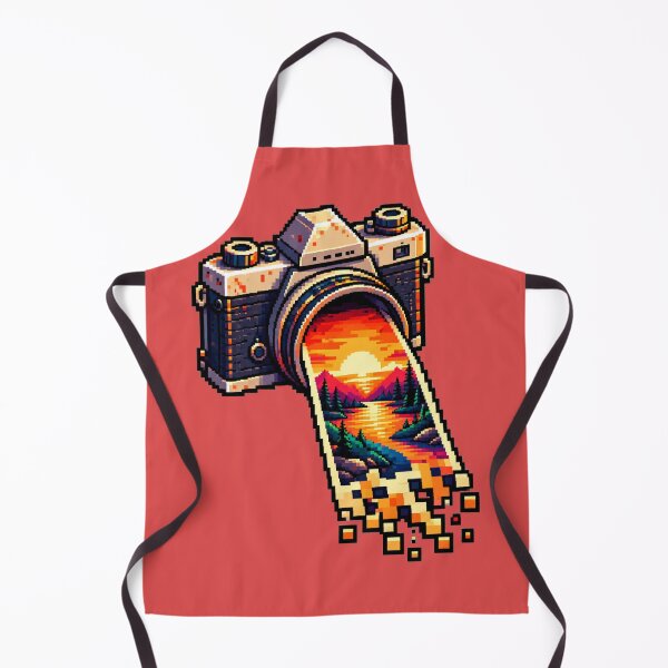 Item preview, Pixel Sunset Camera – Capture the Adventure designed and sold by Ania & Maxiu.