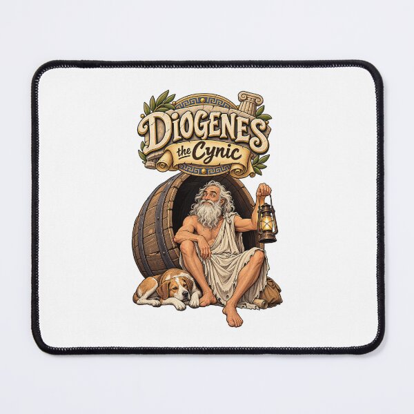 Item preview, Diogenes the Cynic – Ancient Greek Philosophy Barrel Hermit designed and sold by ChickenFund.