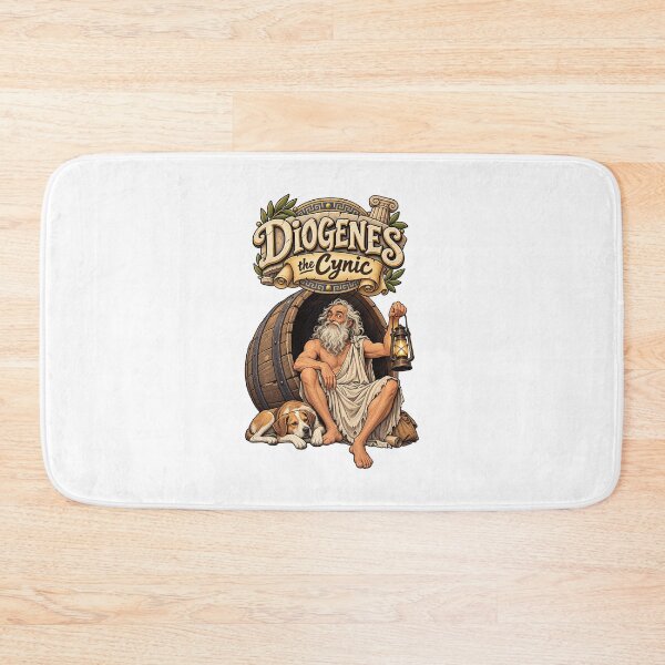 Item preview, Diogenes the Cynic – Ancient Greek Philosophy Barrel Hermit designed and sold by ChickenFund.