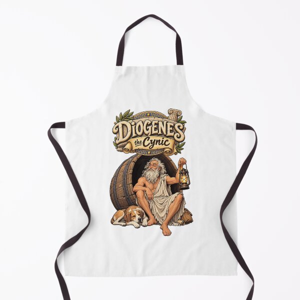 Item preview, Diogenes the Cynic – Ancient Greek Philosophy Barrel Hermit designed and sold by ChickenFund.