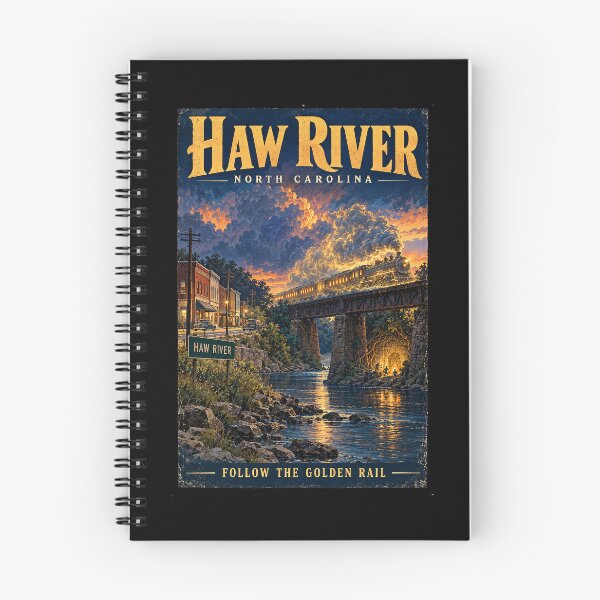 Item preview, Haw River North Carolina – Follow the Golden Rail designed and sold by ChickenFund.