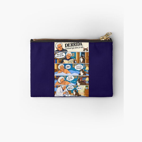 Item preview, Derrida and the Cat – L’animal que donc je suis | Funny Philosophy Comic designed and sold by SammyMorry.