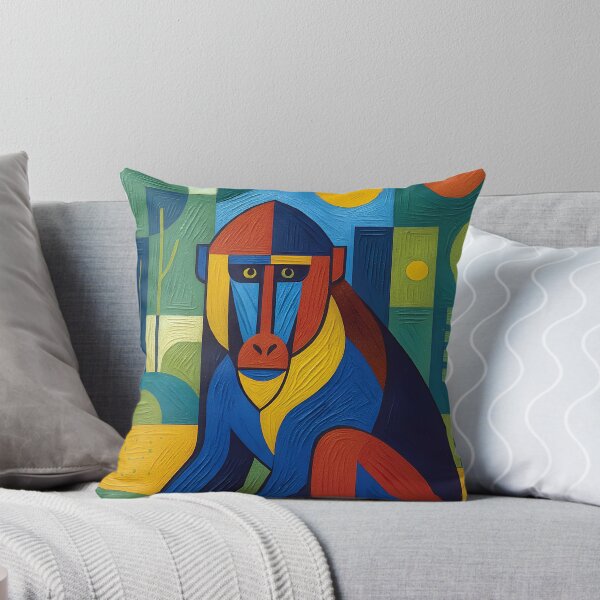 Item preview, Baboon Painting – Majestic Wildlife Portrait designed and sold by GalleryKauffeld.