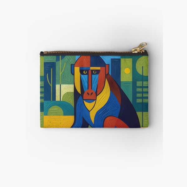 Aperçu de l'œuvre Peinture de babouin – Portrait majestueux de la faune sauvage créée et vendue par GalleryKauffeld.