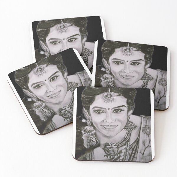 Item preview, Indian Girl in Traditional Dress – Elegant Indian Woman Portrait Art designed and sold by NipunCanvas7.