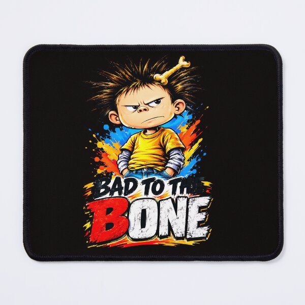 Item preview, Bad to the Bone — Spunky Tough Kid Bold Art Design designed and sold by Jen.Lou.